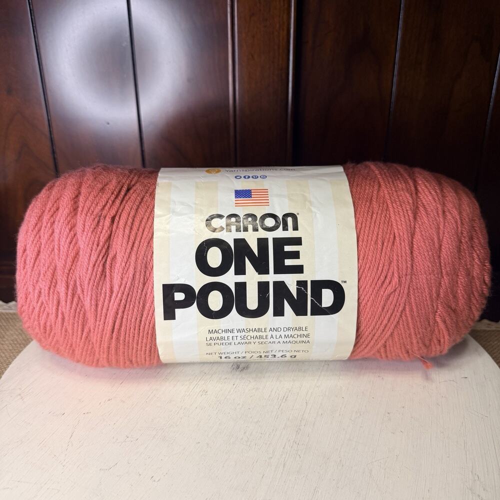 Caron ONE POUND Yarn - Assorted Colors Acrylic - 16 oz / 812yds / #4 Worsted